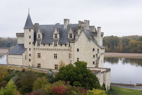 Le château de Montsoreau au bord de la Loire, Maine-et-Loire